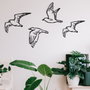 Wallity Zevahir Accesorio Decorativo de Pared de Metal Negro